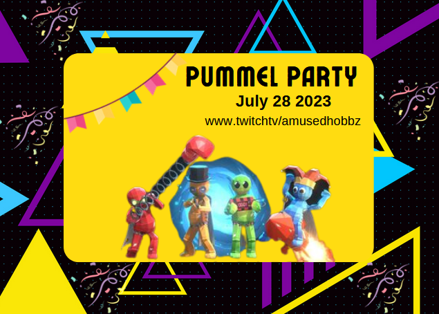 amusedhobbz's tweet photo. Community Pummel Party tonight starting at 6 PM EST!!!! https://t.co/0hyT1IU0Rf