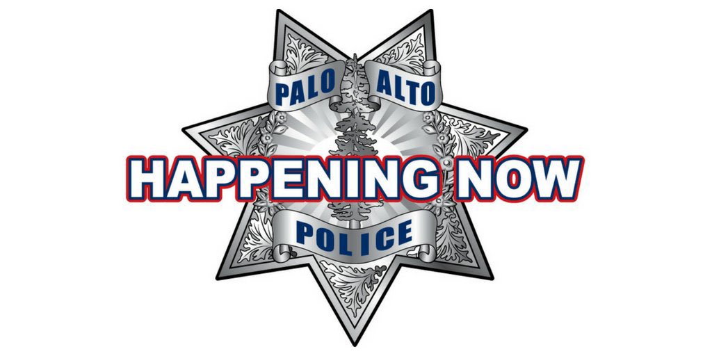 PaloAltoPolice's tweet photo. Happening Now: Officers are on scene at a business on the 400 block of Lytton Ave., investigating a bomb threat which was received by our dispatch center at about 11:42 a.m.  Officers are currently sweeping the business with the help of an explosives-detection canine. https://t.co/Dmny5fjLwQ
