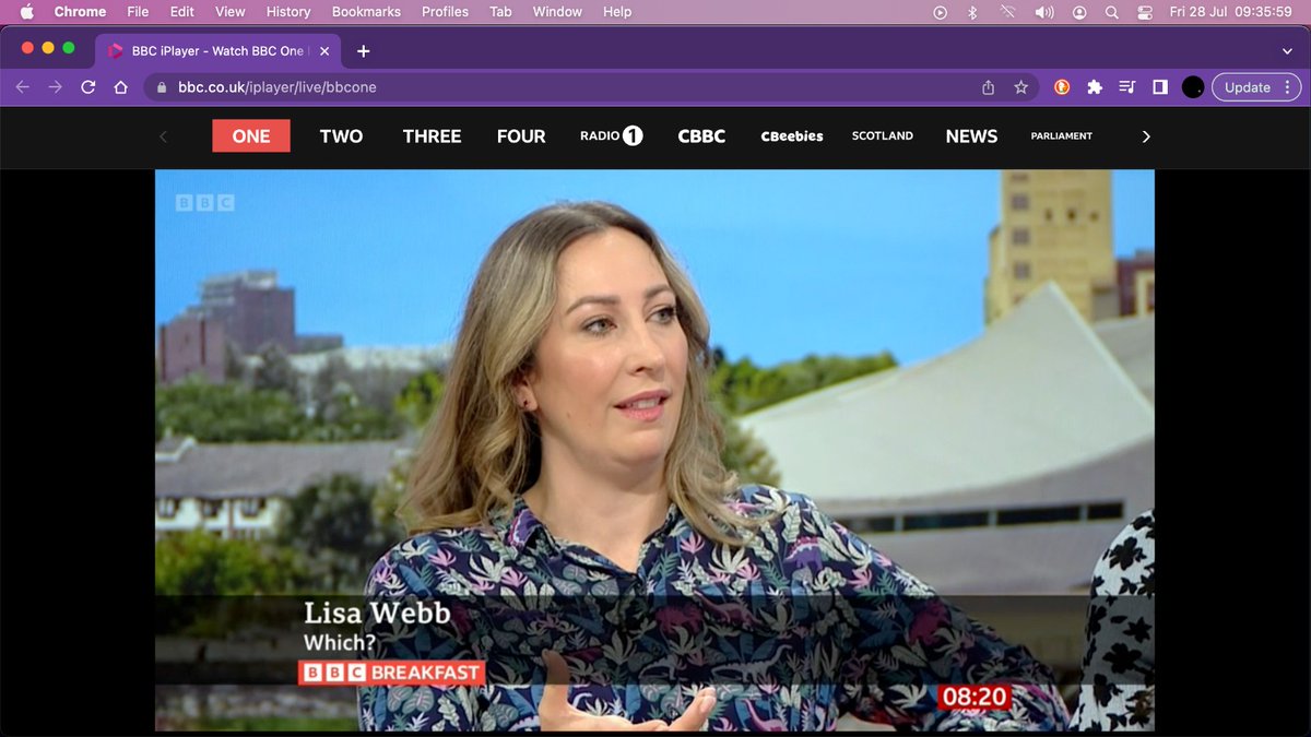 I hope our fact-checkers at the #BBC, have made it clear that Lisa Webb @which is not an actual witch...

She seems lovely.  

Lisa and Nicola (@nicsnutrition), shared some very valuable information on the @BBCBreakfast sofa, this morning.