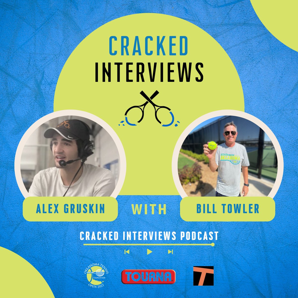 OKTF Pro Series (@oktfpts) on Twitter photo <a href="/AlGruskin/">Alex Gruskin</a> of <a href="/CrackedRacquets/">Cracked Racquets ®</a> interviews our Founder and Co-Chair <a href="/btowler/">Bill Towler</a> about our upcoming 2023 OKTF Tournament and what it means to the <a href="/ok10sfoundation/">Oklahoma Tennis Foundation</a> and the 77 counties in the State of Oklahoma! <a href="/Original_Sports/">Original Sports</a> @TennisPoint
Listen here: podcasts.apple.com/us/podcast/cra… <a href="/AlGruskin/">Alex Gruskin</a> of <a href="/CrackedRacquets/">Cracked Racquets ®</a> interviews our Founder and Co-Chair <a href="/btowler/">Bill Towler</a> about our upcoming 2023 OKTF Tournament and what it means to the <a href="/ok10sfoundation/">Oklahoma Tennis Foundation</a> and the 77 counties in the State of Oklahoma! <a href="/Original_Sports/">Original Sports</a> @TennisPoint
Listen here: podcasts.apple.com/us/podcast/cra…