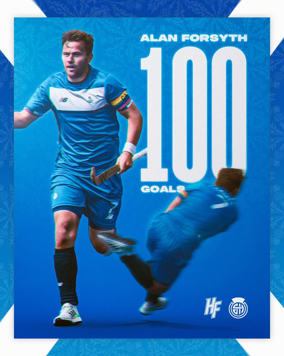💯🤩🏑

Congratulations to <a href="/7Forsyth/">Alan Forsyth</a> who nabbed his 100th goal for <a href="/ScottishHockey/">Scottish Hockey</a> earlier in the week 🫡🏴󠁧󠁢󠁳󠁣󠁴󠁿

📸 <a href="/GraeWil/">Graeme Wilcockson</a> 

—————-

#hockey #fieldhockey #aldo #hockeyfocus #focusotw