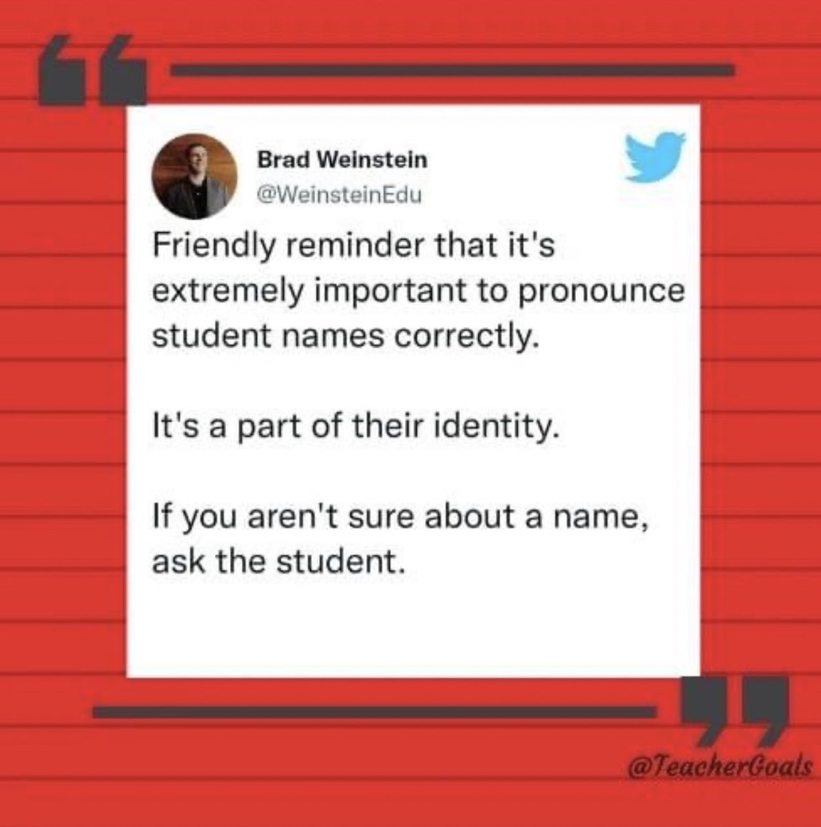 teachergoals's tweet image. So important! 🙌
🎙 @WeinsteinEdu