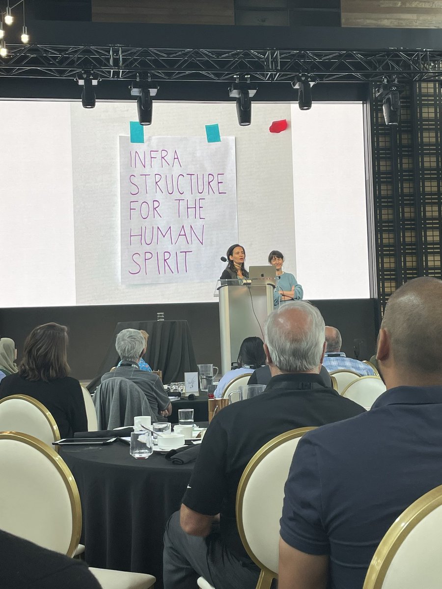 s_falcao's tweet photo. Such an inspiring day at the #joysummit talking about redesigning cities, and intentional placemaking that fosters community connections. #wrawesome
#citybuilding @brucemaudesign @KGreenbergTO @DailyTLJ #rethink #thinkdifferent https://t.co/Lr792YIhTW