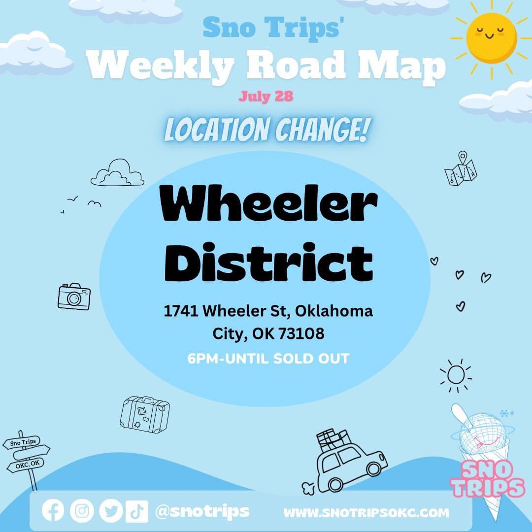 We are headed to the @WheelerDistrict farmers market! Meet us there! 😋🍧