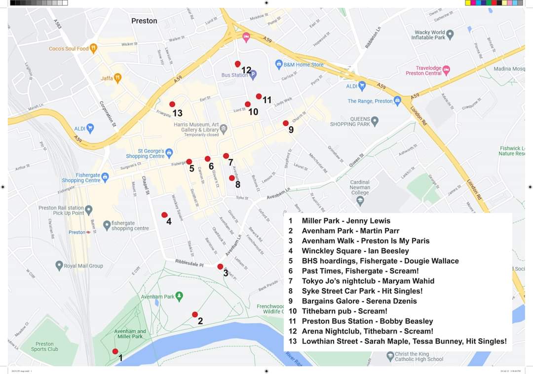 EnjoyTheShowUK's tweet photo. #lancsphotofest 2023 location map.
#Preston https://t.co/6iquvJwT7y
