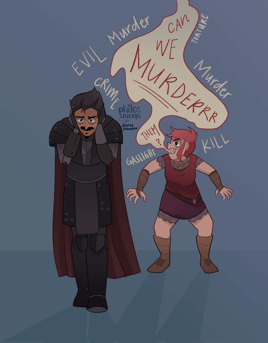 artbyphilosmene's tweet photo. The fanart i make for this movie is so unserious omg 🤠 their dynamic for like the first half- Put this meme here then I'll go work on coms now 😭 #Nimona #nimonafanart #BallisterBoldheart #Memes #Netflix https://t.co/AjshT0Ndra