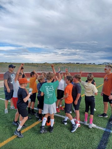 Day 2 of the Erie High School youth football camp!  Thank you <a href="/ErieTigersFB/">Erie High Football</a> !!