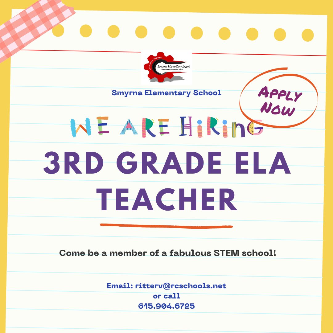 Smyrna Elementary tweet media