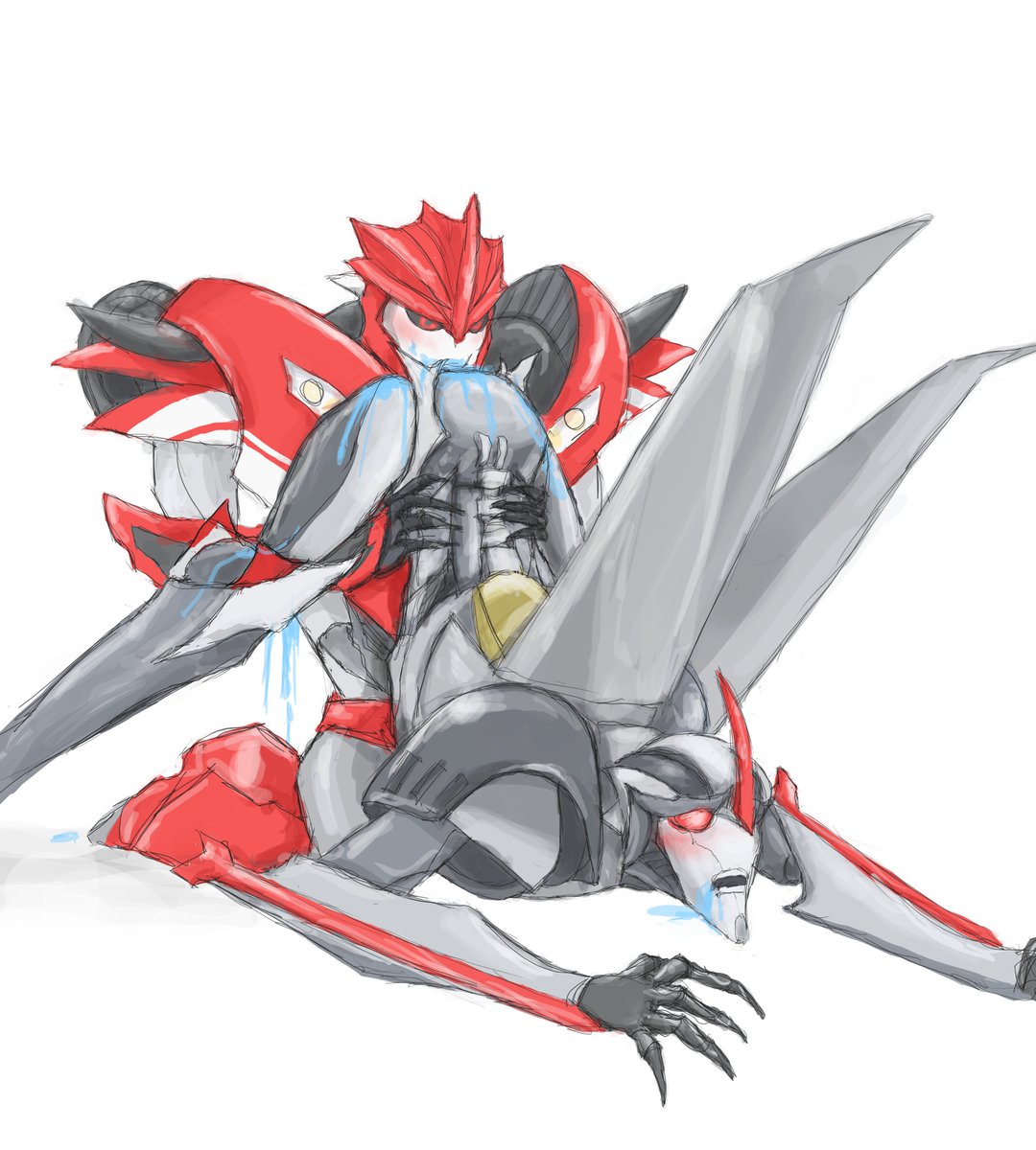 Kaktuspuff's tweet photo. I'm sorry. I'm just so horny for KnockScream, or KnockoutxStarscream if you will
#transformers #transformersyaoi #knockscream #knockoutxstarscream #starscream #knockout #transformersknockscream #transformerspairing #transformersstarscream #transformersprime https://t.co/IomlT5psVT