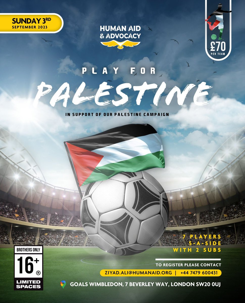 surreyisoc's tweet photo. السلام عليكم ورحمة الله وبركاته

On this blessed day of Ashura, we wanted to share with you our fundraiser. This summer, our ISOC will be raising money for Palestine, with Human Aid UK and Play for Palestine. https://t.co/ZuDFuAKFWi