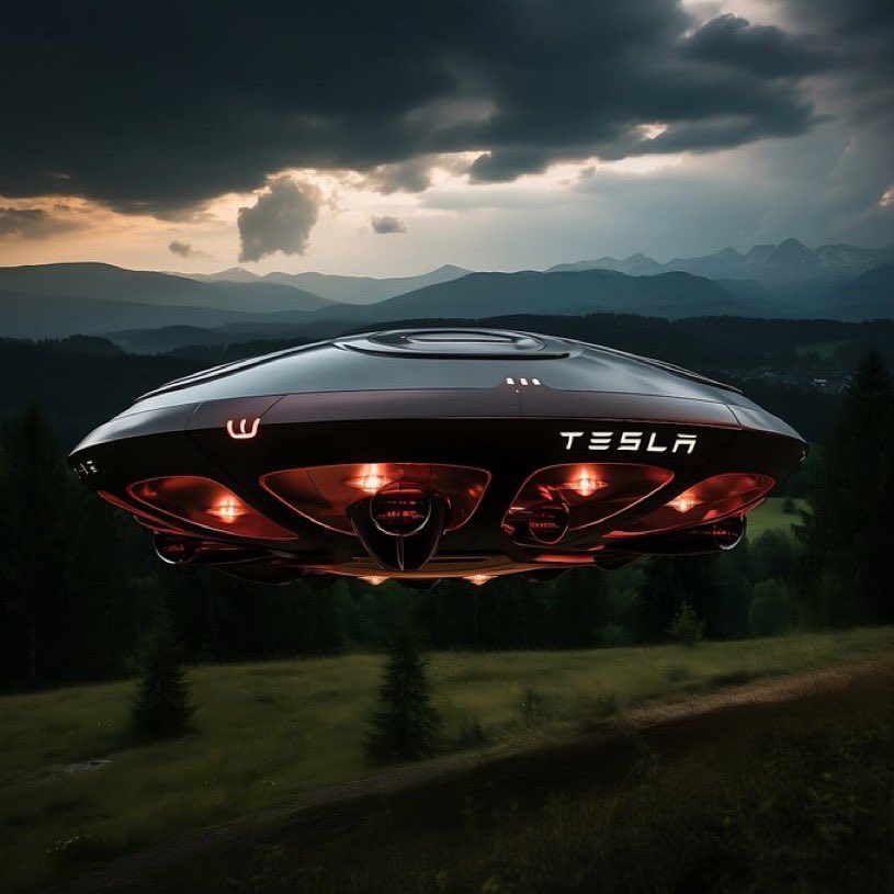 Aliens came with Tesla ship!