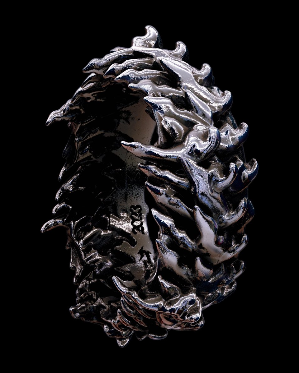 Vertebrae Ring Generation 2 available now.

Made out of .925 sterling silver.
calmcs.store