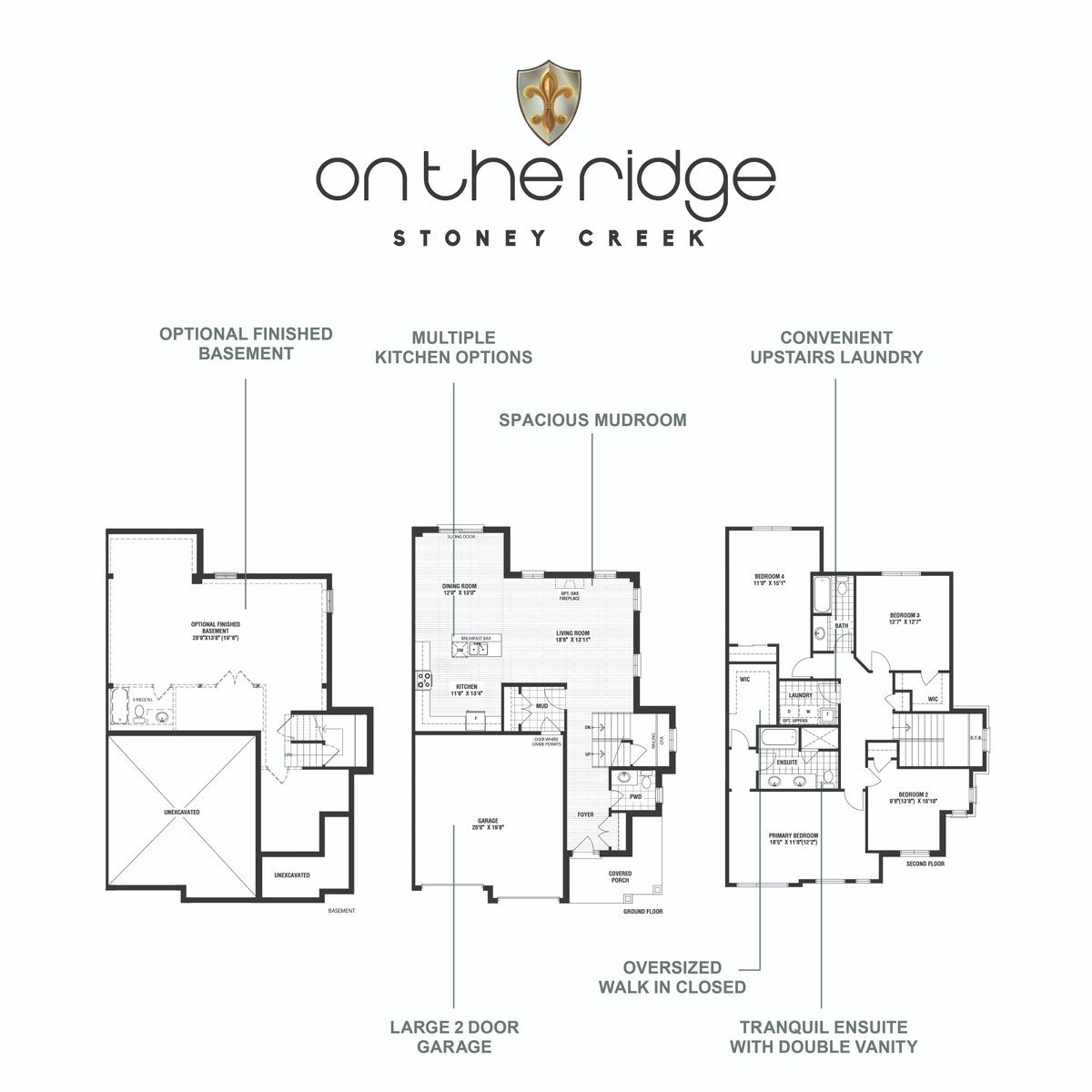 DeSantisHomes's tweet photo. #floorplanfriday! The Vienne, our one of a kind corner townhome offers over 2,300 sf of luxury. Located on the Stoney Creek Mountain and slated for a 2024 closing, contact us today to learn more 289-670-1999 or visit the Presentation Centre this weekend between 12-4pm! https://t.co/RaHPkD6NUk