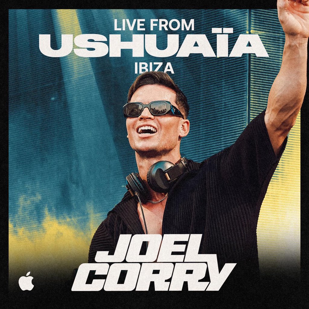 JoelCorry's tweet photo. It’s #AnotherFridayNight… 🥳
My set from @ushuaiaibiza is up on @AppleMusic
A special moment closing the set with @NathanDawe & @EllaHenderson performing 0800 HEAVEN live 💫
Listen back to the set here 🎧
https://t.co/CdRqaOgSJx https://t.co/2YaqhEDhWb