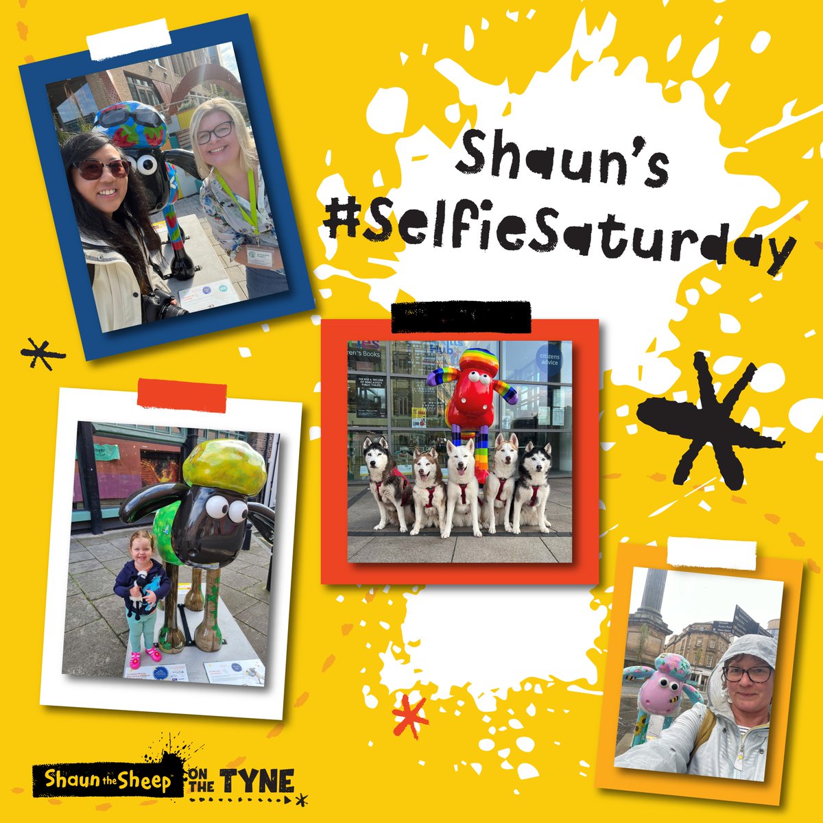 It’s #SelfieSaturday! 🤳

Share your own Shaun selfies with us and you might star in Shaun's Selfie Saturday feature! Bonus points for those with a shaun-themed accessory or anything else to make you stand out from the flock! 🐑📸

Remember to tag us and use #ShaunOnTheTyne!