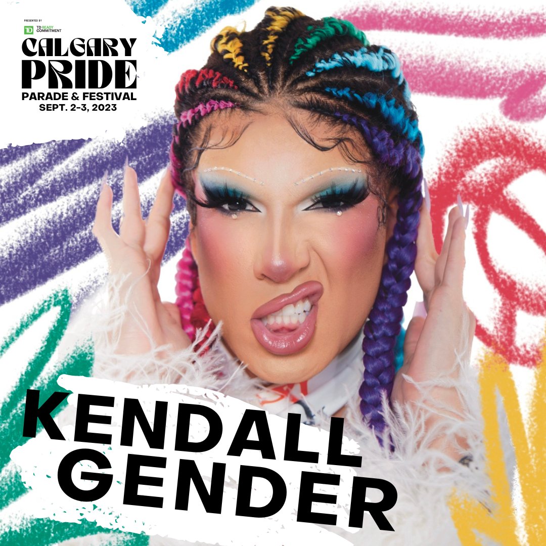 Calgary Pride (@calgarypride) on Twitter photo Our next headliner is a bonafide Vancouver sensation, and this one KNOWS how to cut a cucumber...It's no other than <a href="/kendallgenderxo/">kendallgender</a> ! 👑🥒
Come see Kendall on our stage on Sept. 2 and 3rd! And I heard she's meeting up with some friends... Our next headliner is a bonafide Vancouver sensation, and this one KNOWS how to cut a cucumber...It's no other than <a href="/kendallgenderxo/">kendallgender</a> ! 👑🥒
Come see Kendall on our stage on Sept. 2 and 3rd! And I heard she's meeting up with some friends...