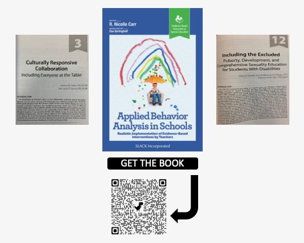 🚨2 new book chapters alert🚨Read our work on culturally responsive collaboration and comprehensive sexuality education for SWDs. Much ❤️ to my co-authors Jana Sarno, Tracy Sinclair, and James Sinclair and to our editor R. Nicolle Carr for the invite to contribute. Read here: