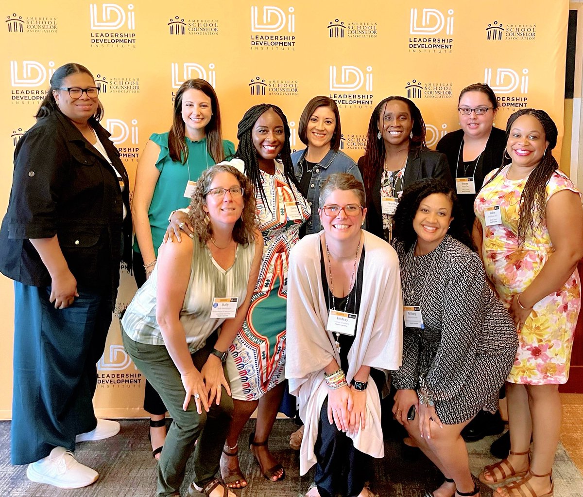 SweetLadyZulena's tweet image. Over 11 @NCSCA members and leaders were able to attend @ASCAtweets Leadership Development Institute (LDI)! 🙌🏾❤️#NorthCarolina #ASCA2023 #schoolcounselors #recap #FlashbackFriday