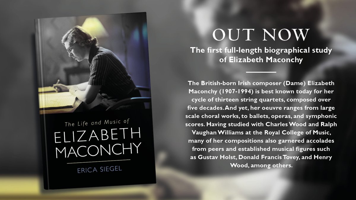 With access to a wealth of documentation previously unavailable, this book explores Maconchy's life & music within a greater consideration of the social & political context of the world in which she lived. #elizabethmaconchy #femalecomposer #musictwitter boybrew.co/46Qi5qK