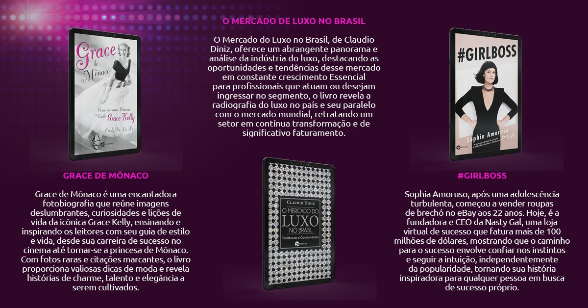 📚 Para os apaixonados por moda e biografias, preparamos 6 dicas imperdíveis de e-books para você escolher sua próxima leitura!

🌟 Não perca essa oportunidade! Esses e-books estão disponíveis em nosso site.

Acesse o link na bio e confira agora mesmo! 💻📖