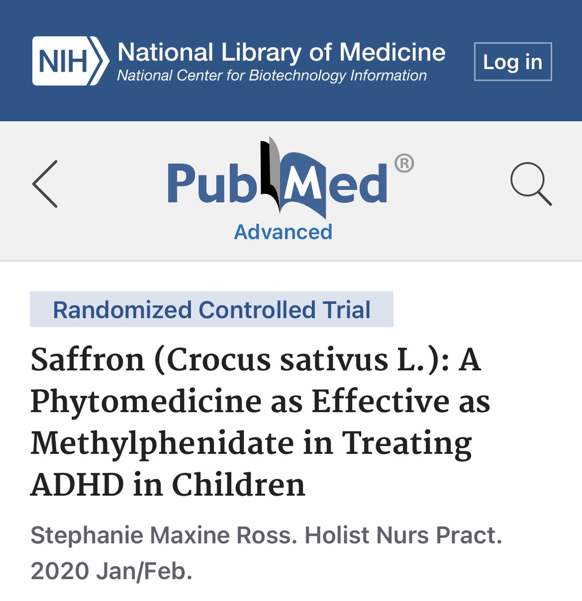 Big Pharma doesn’t want you to know about Saffron

- As effective as Ritalin (ADHD) 
- As effective as Prozac (Depression)
- As effective as Celexa (Anxiety)

Nothing to see here