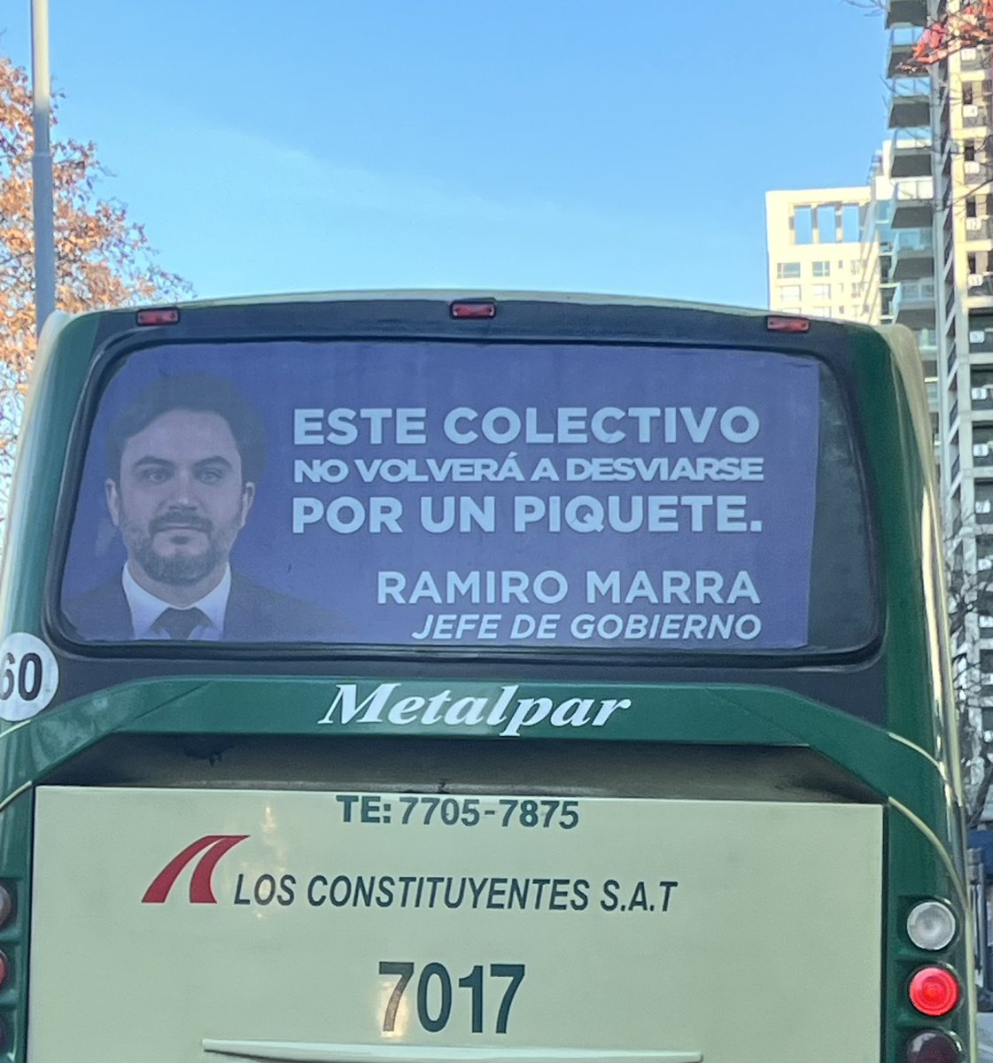 La campaña de Ramiro Marra en CABA es espectacular. Me encantaría poder votarlo.