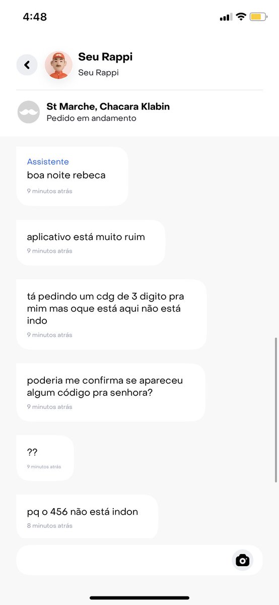 redemoura's tweet photo. Mais um dia, mais uma tentativa de golpe do @RappiBrasil https://t.co/AC3Ba7fNJ7