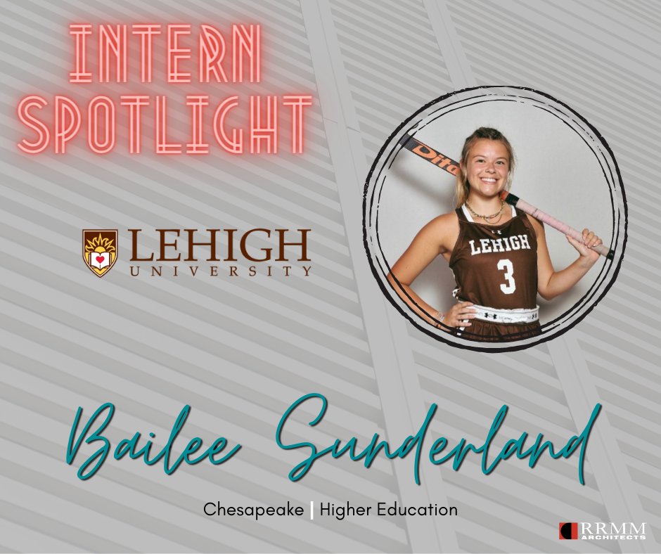 Bailee attends Lehigh University where she is majoring in architecture with a minor in business and graduates May 2024. She also plays division 1 field hockey, and the team won the Patriot League championship this past season and made it to the NCAA tournament.