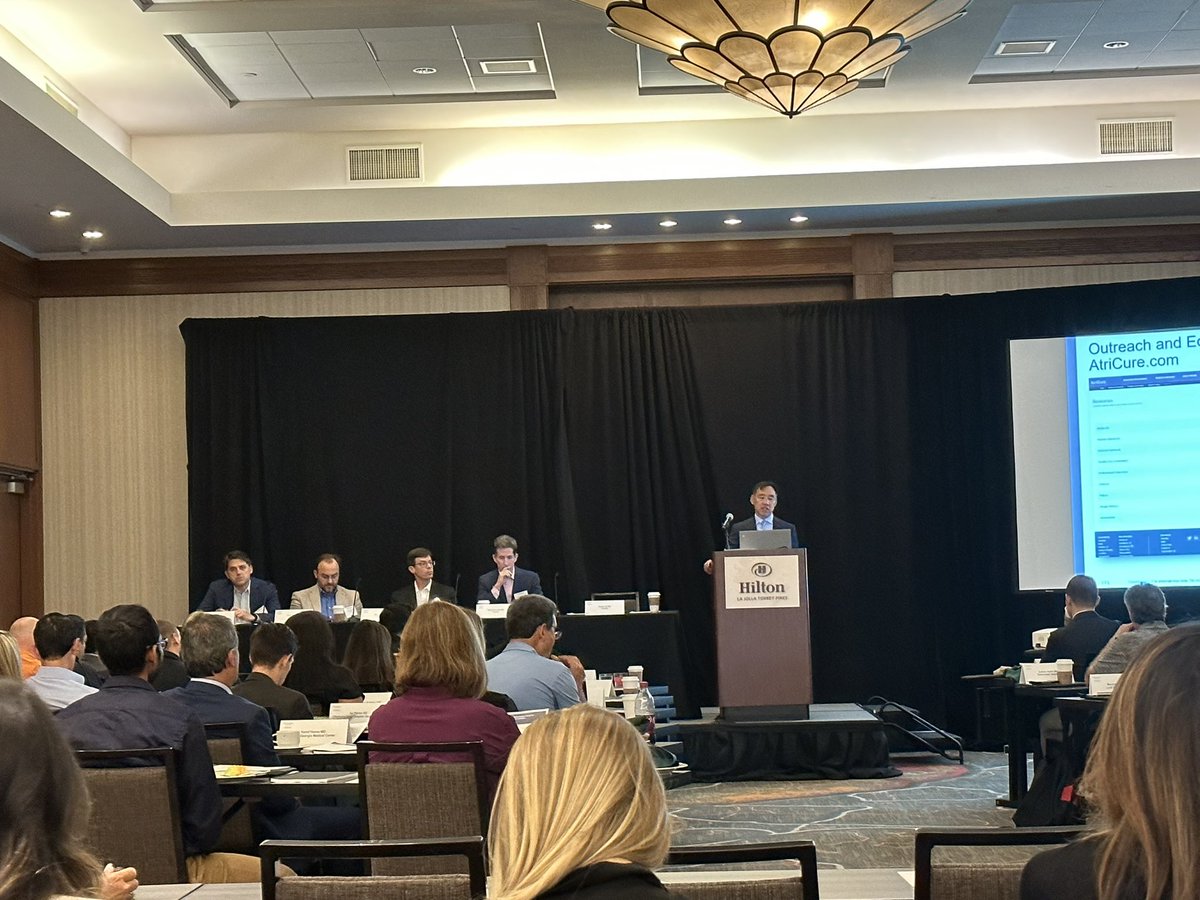 Mike Carrel (@atricureceo) on Twitter photo With <a href="/AtriCure/">AtriCure, Inc.</a> Medical Director Randy Lee, Michael Thomas, <a href="/Bafitz330/">Blake Fitzgerald</a>, Noah Beller, <a href="/HannahHeaton6/">Hannah Heaton</a> and physician faculty who are leading discussions, case observations and peer-to-peer learning at the Advanced Hybrid AF Convergent Therapy course in California today. #education With <a href="/AtriCure/">AtriCure, Inc.</a> Medical Director Randy Lee, Michael Thomas, <a href="/Bafitz330/">Blake Fitzgerald</a>, Noah Beller, <a href="/HannahHeaton6/">Hannah Heaton</a> and physician faculty who are leading discussions, case observations and peer-to-peer learning at the Advanced Hybrid AF Convergent Therapy course in California today. #education