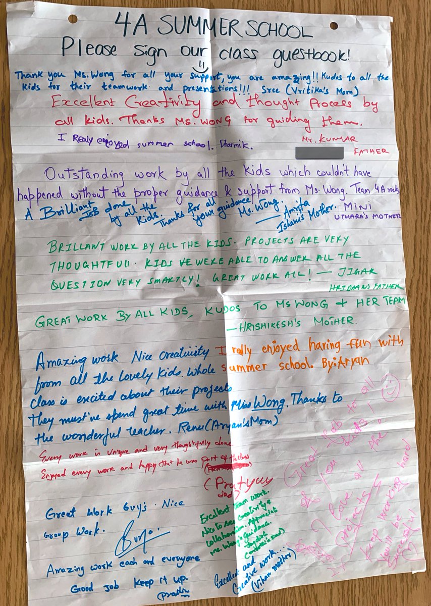 Ms_JWong's tweet photo. That’s a wrap! @TDSBForestManor summer school welcomed families to take a peek at what students accomplished this month. We then took a moment to reflect on the journey and read their feedback together. So proud of you Wolves! 🐺👏 @TDSB_ConEd Thanks for the awesome time! 😊 https://t.co/JUkzD9EiUc