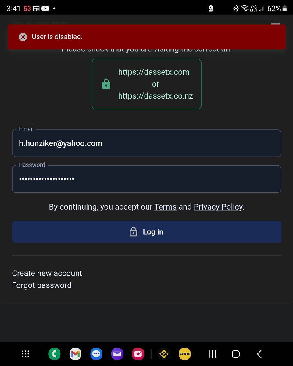 HineHunziker's tweet photo. @Dassetx @DASSET PLEASE ENABLE OUR ACCOUNTS SO WE CAN ACCESS OUR ASSETS!You have my life savings of nearly $40,000 frozen on your platform for over 3 and a half months.Customer support has ceased all communication for nearly 3 weeks and no one will reply to my many emails! Communication https://t.co/EvB2uwdevt