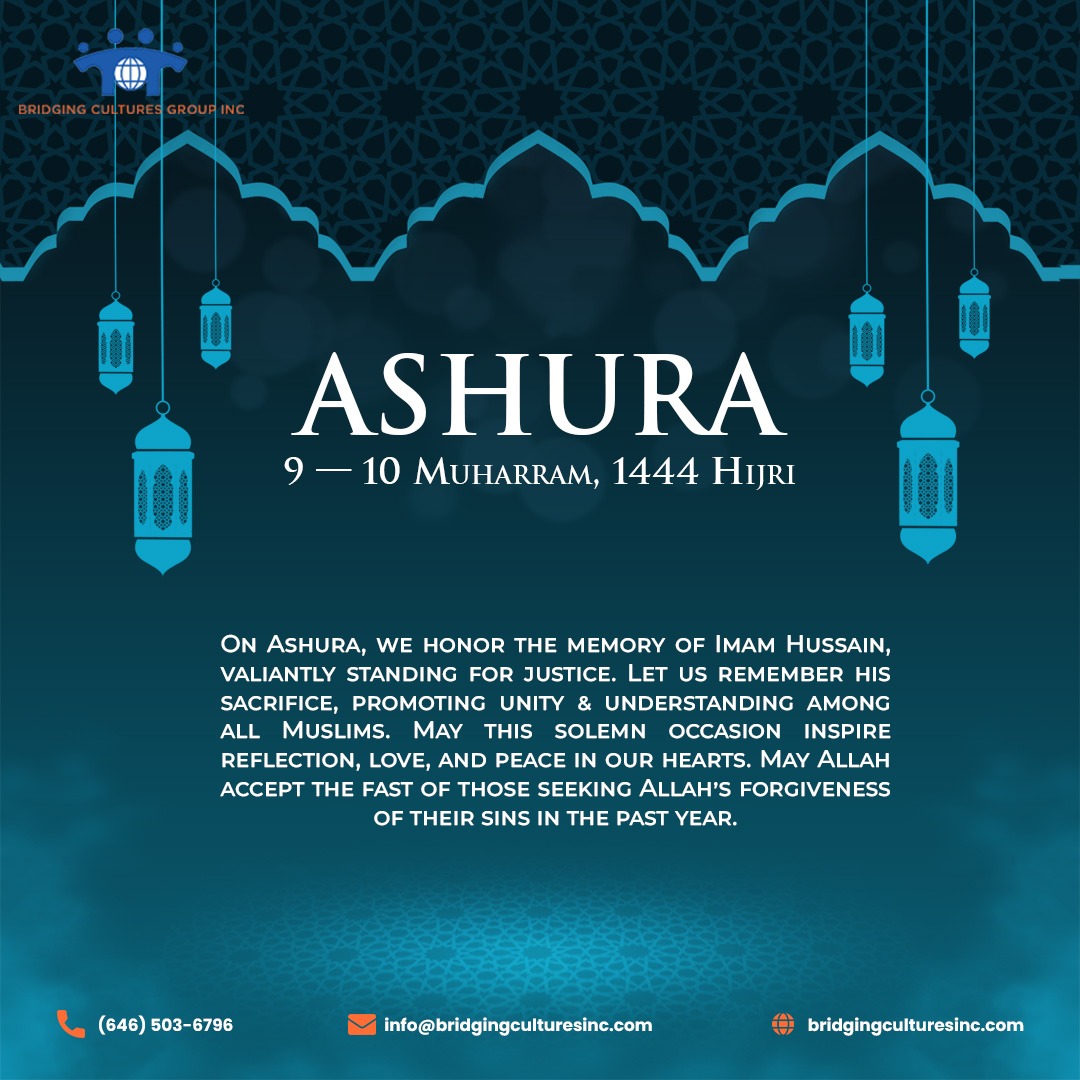 On #Ashura, we honor the memory of Imam Hussain, valiantly standing for justice. Let us remember his sacrifice, promoting unity & understanding among all Muslims. May this solemn occasion inspire reflection, love, and peace in our hearts.

#BCG #IslamicTradition #Harmony