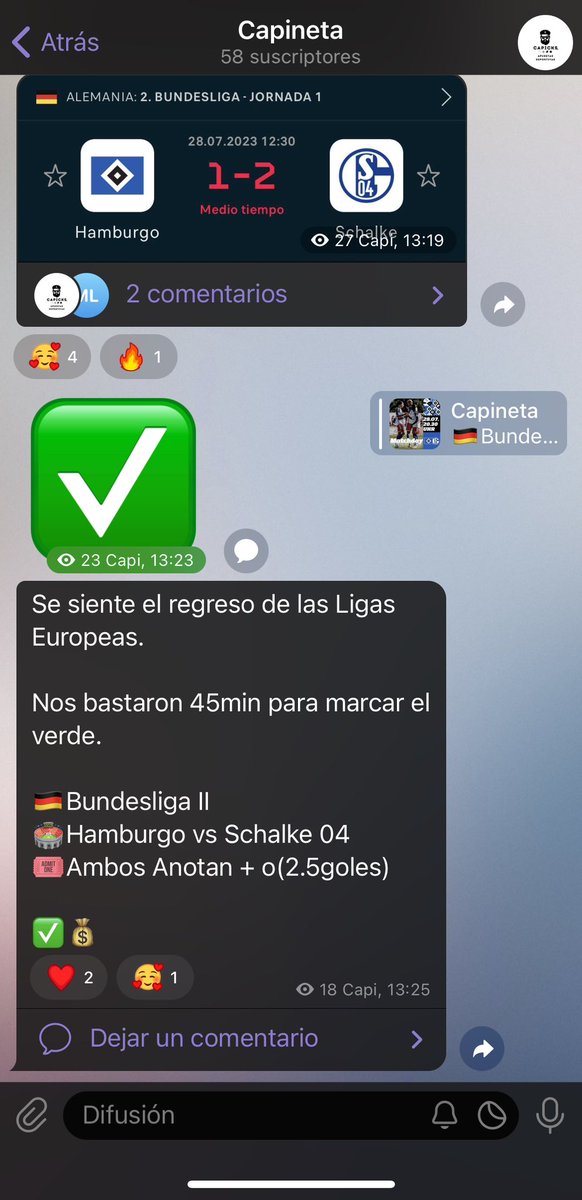 AndresValHer's tweet photo. Las ligas europeas se aproximan🔥🔥
No te quedes fuera de la #Capineta
Link del grupo en mi bio https://t.co/NMfgEE9Lcf