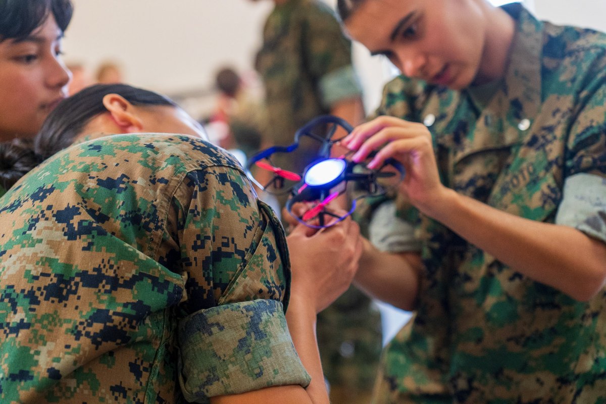 This week our team had the privilege of collaborating with X Corp Solutions and STEAMBridge to host the The Marine Corps Junior Reserve Officers Training Corps Leadership, Cyber and Aviation STEM Camps at Fork Union Military Academy located in Fork Union, VA. Reach out for more!