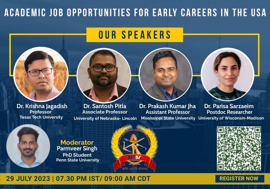 aiasa5's tweet photo. 1 h left to Join us for 

#Webinar 4: Academic Job Opportunities for Early Careers in the USA! at 7:30 pm IST 

https://t.co/l2TWvAxFnq

@KJagadish_TTU @SantoshPitla @prakashjha89 @singhpveer 

#Join_AIASA: https://t.co/9XvuIiveMp https://t.co/EYfETAZwMU