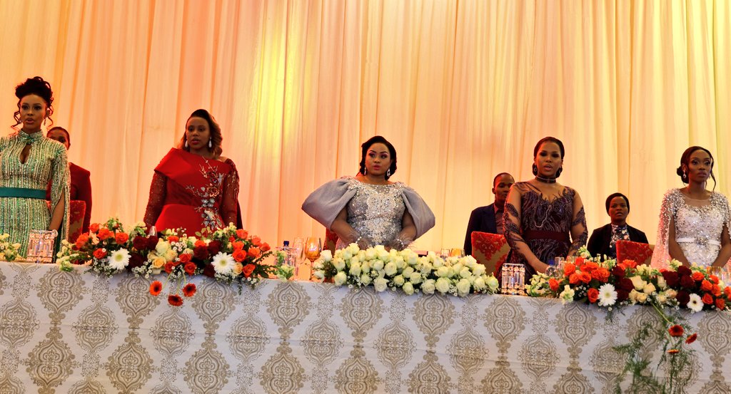 EswatiniGovern1's tweet photo. [ONGOING]: His Majesty King Mswati III is at the Entrepreneur of the Year Awards 2023. Also present at the event is former President of Botswana Ian Khama. https://t.co/PvKnnnz7az