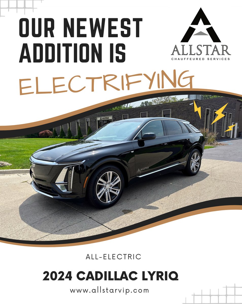 ALLSTARVIP's tweet photo. ALLSTAR's newest addition to the fleet is
E-L-E-C-T-R-I-F-Y-I-N-G⚡️⚡️

Learn more below: 👇 
https://t.co/IoABQLkHij https://t.co/Ho0qS8tv7R