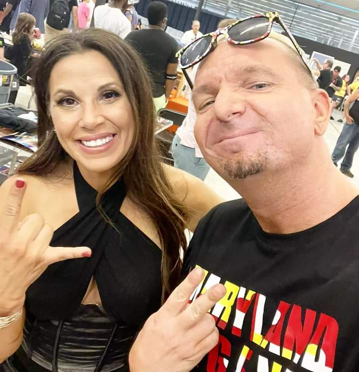 'Hardcore Country' @MickieJames With The GOD Of The Pro Wrestling @realellsworth  #MCWProWrestling 2023😎🖤