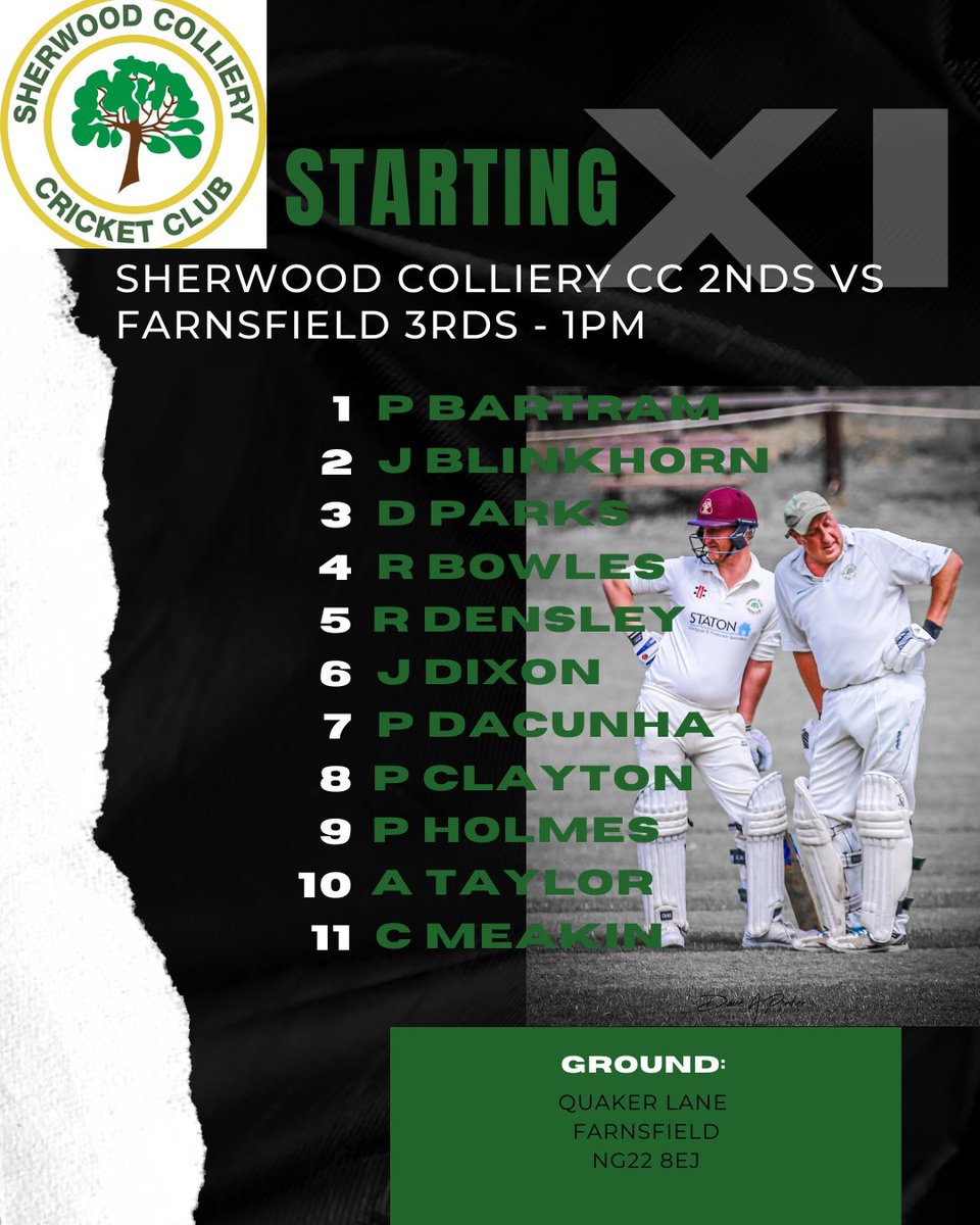 Sherwood_CCC's tweet photo. We’re back Baby! ☀️ 🏏 🍻 
Two strong Teams out,
24 points please Gentlemen,
Come cheer us on!
See you tomorrow 🕺🏻
@Farnsfield_CC @FarnsfieldCC  @WhitwellCricket  🤜🏻🤛🏻🏏
#OneWood https://t.co/3I4uTwV1GB