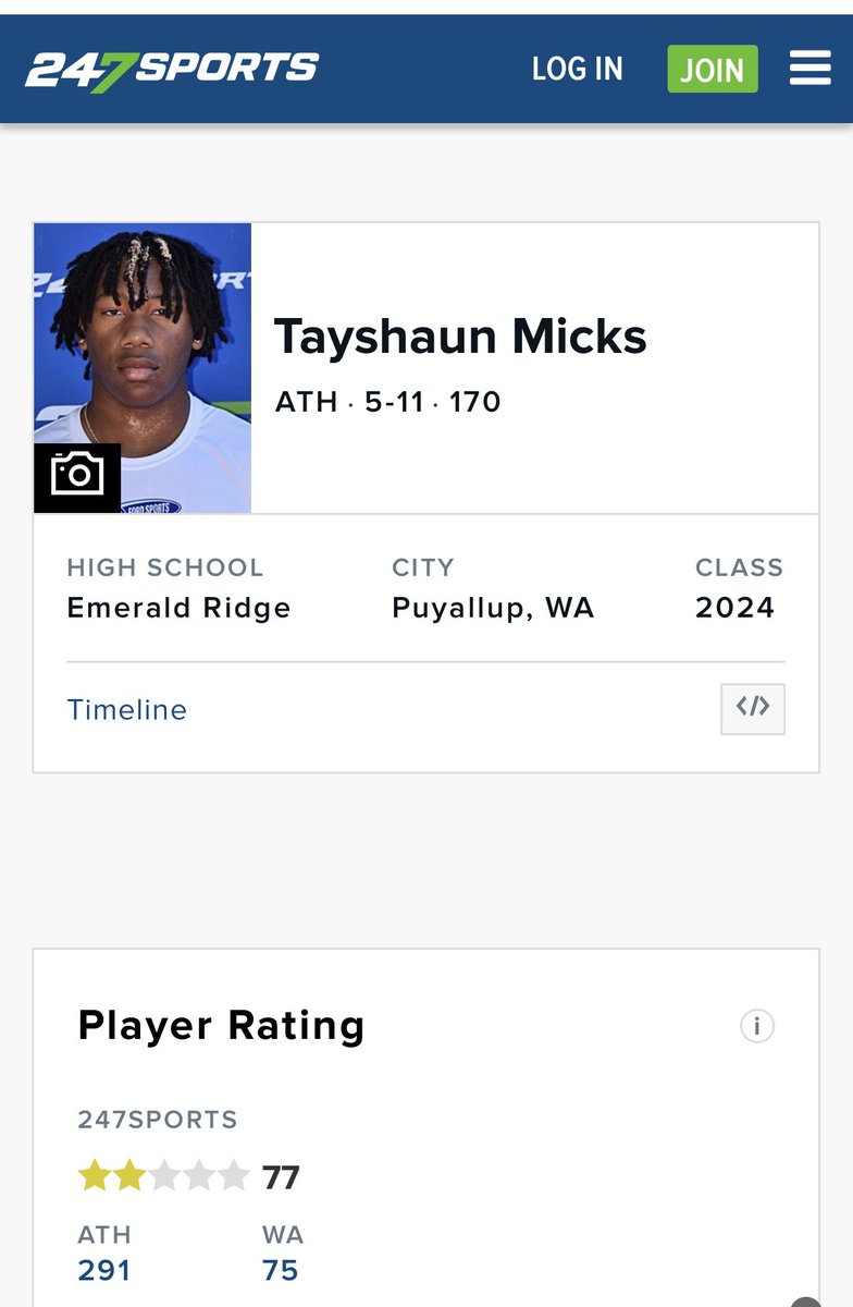 TayshaunMicks's tweet photo. Thankful to be ranked a 2 ⭐️ @BrandonHuffman https://t.co/kIh7Ygd8o6