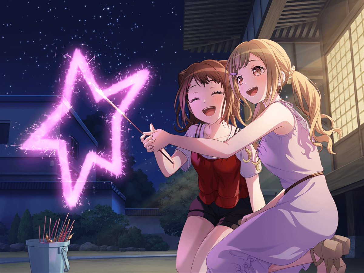lesbodori's tweet photo. lesbianism was created to promote bandori new gacha system kirafes #バンドリ #ガルパ https://t.co/Q1baPAo8vU