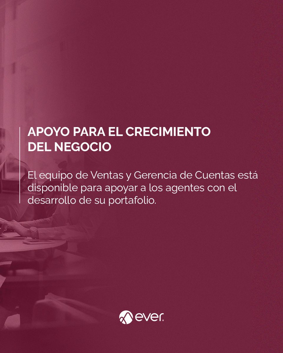 EverInsurance's tweet photo. Formar parte de un exclusivo grupo de profesionales con más de 25 años de experiencia en pólizas de seguros, puede ser posible al ser parte del #TeamEVER. 

Si eres agente de seguros y deseas darle un gran impulso a tu carrera, simplemente debes contactarnos. ¡Los esperamos! https://t.co/qotqhrlxFE