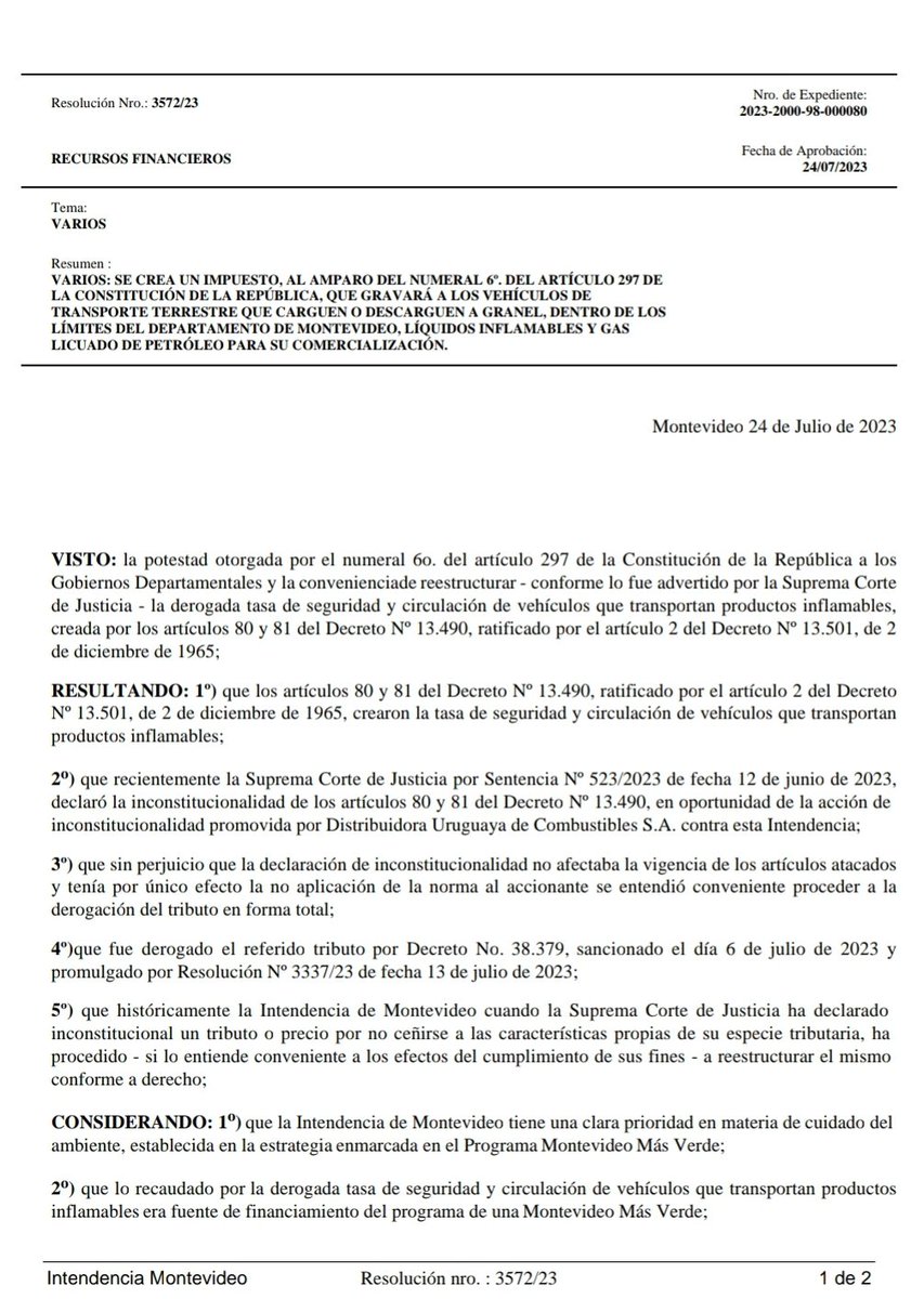 AlvaroDelgadoUy's tweet photo. ¿Qué pensarán los ciudadanos, más aún los del interior, del impuesto a los combustibles que impulsa @CosseCarolina para financiar a la @montevideoIM?
Subir los combustibles y el supergás para beneficiar su gestión habla de un estilo de gobierno de otro tiempo en el Uruguay. https://t.co/hqGWoKIoFa