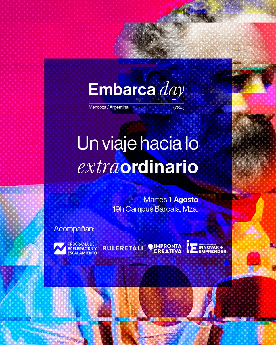 AgenciaIyE's tweet photo. 👉En el marco de nuestro programa de #AceleraciónyEscalamiento el equipo de @embarcavc nos invitá a participar de su programa de aceleración #EmbarcaDay . 🚀
🎯🤝Una jornada clave con speakers, inversores y startups que van a compartir toda su experiencia. https://t.co/kaO3zsdT2W