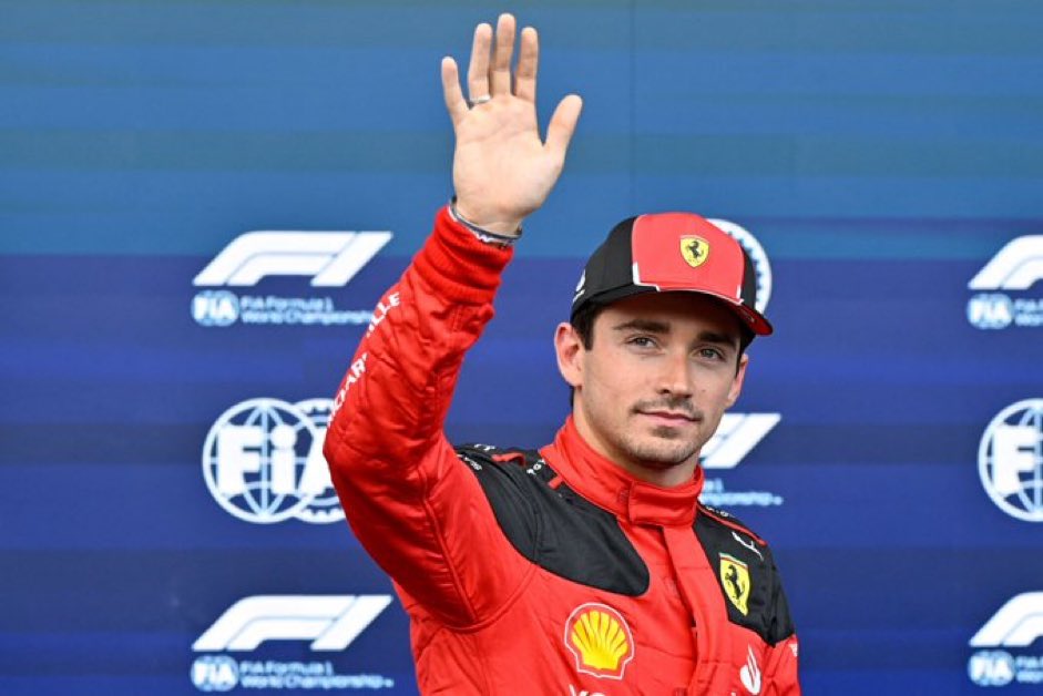 debriesport's tweet photo. Charles Leclerc🇲🇨 sera en pôle position dimanche à Spa-francorchamps🇧🇪.

Le Monégasque signe sa deuxième pôle de l’année.

Côté français, Gasly et Ocon partiront respectivement 12e et 14e…

(📸@F1) https://t.co/kZ5xpoA1vX