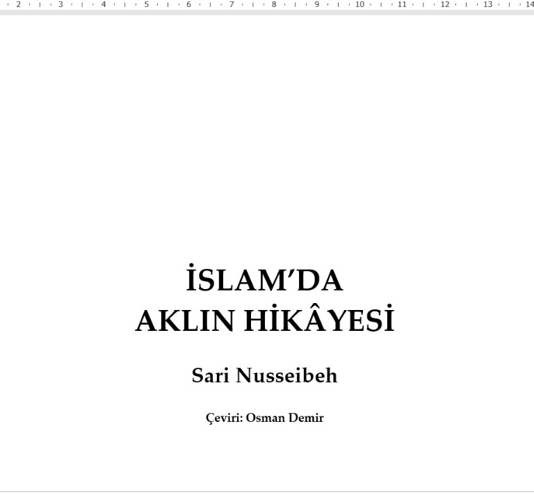 osmandemirdemir's tweet photo. Farklı bir İslam düşünce tarihi okuması, pek yakında, muhtemelen Eylül'de... https://t.co/3JqWOHutdo