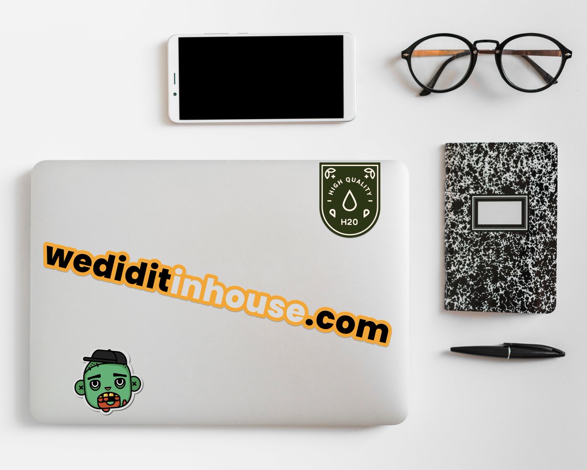 wediditinhouse's tweet image. sticker designs? we've got you covered! #stickerbomb 
get yours today👉 wediditinhouse.com