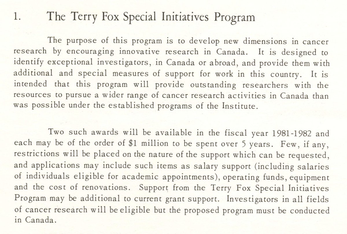 Jim Woodgett (@jwoodgett) on Twitter photo Darrell Fox (<a href="/dbacfox/">Darrell Fox</a>) sent me a copy of the first grant application guide for funds raised by Terry Fox on his Marathon of Hope in 1980. "Few, if any, restrictions...". ❤️🇨🇦❤️ Darrell Fox (<a href="/dbacfox/">Darrell Fox</a>) sent me a copy of the first grant application guide for funds raised by Terry Fox on his Marathon of Hope in 1980. "Few, if any, restrictions...". ❤️🇨🇦❤️