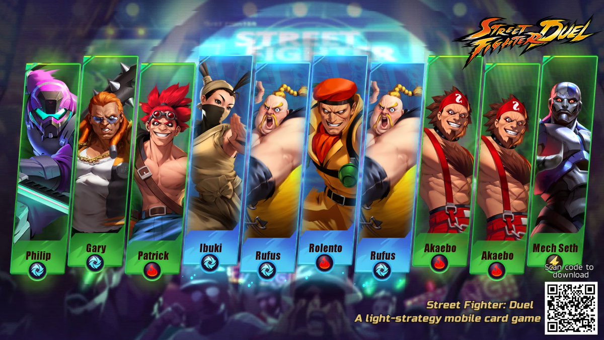 Cassius8144's tweet photo. Street Fighter: Duel https://t.co/J807nMXZTY
