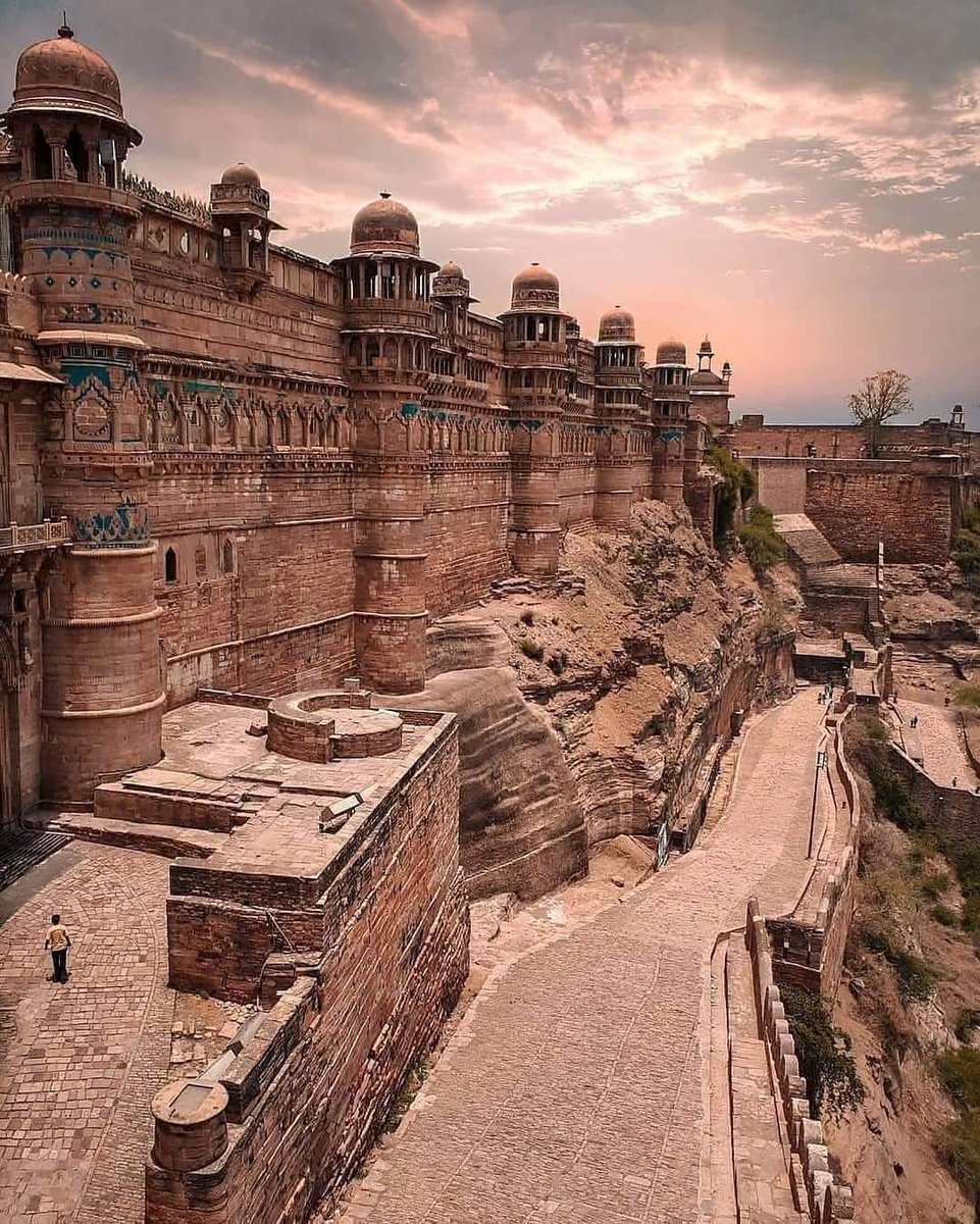 Gwalior Hill Fort; located in Madhya Pradesh, India.

Fort has existed at least since 10th Century CE and inscriptions and monuments found within what is now fort campus, indicate that it may have existed already as early as beginning of 6th Century.

Fort has been controlled by